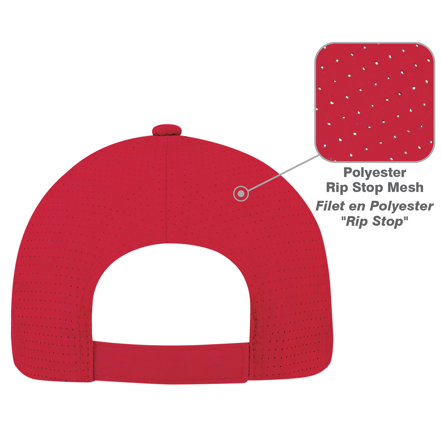 Cap With Big Rip 8K010M Rip Stop Mesh Cap | Sportswear.ca