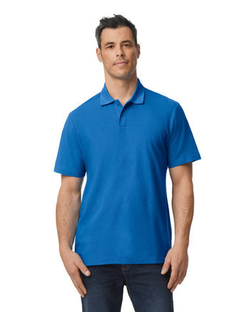 Gildan 64800 Men's Softstyle Double Pique Polo | Sportswear.ca