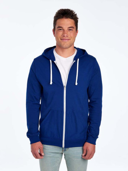 Fruit of the Loom SF60R Softspun Cotton Jersey Full-Zip Hoodie | Admiral Blue
