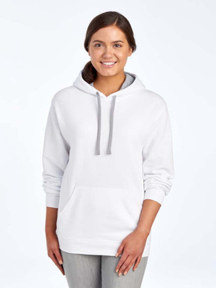 Fruit of the Loom SF76R Adult SofSpun® Hooded Sweatshirt | White