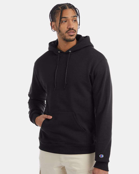 Champion S700 Powerblend® Pullover Hooded Sweatshirt | Black