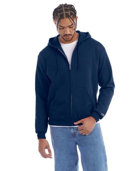 Champion S800 Powerblend® Full-Zip Hooded Sweatshirt | Late Night Blue