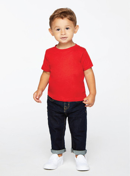 Rabbit Skins 3322 Infant Fine Jersey T-Shirt | Red