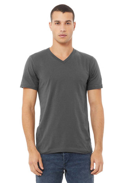 Bella+Canvas 3005 Unisex Jersey V-neck T-Shirt | Asphalt