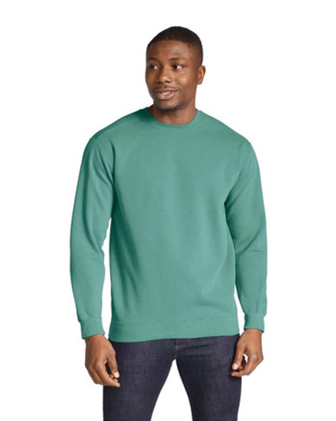 Comfort Colors 1566 Adult Crewneck Sweatshirt | Light Green