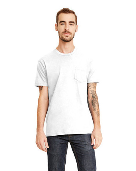 Next Level 3605 Unisex Pocket Crew T-Shirt