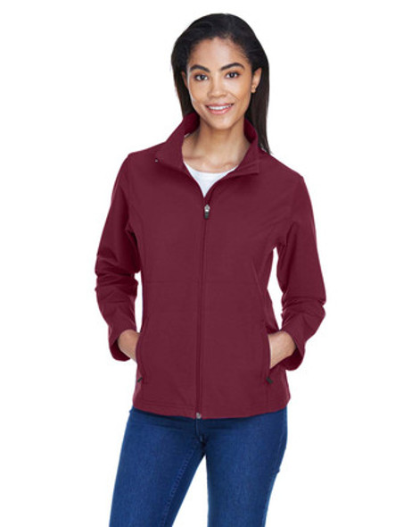 Team 365 TT80W Ladies' Leader Soft Shell Jacket | Sport Maroon