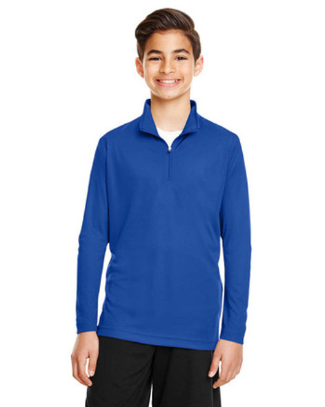 Team 365 TT31Y Youth Zone Performance Quarter-Zip Shirt | Sport Royal