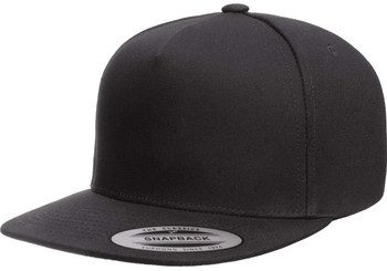 Yupoong 5089M 5-Panel Structured Flat Visor Classic Snapback Cap