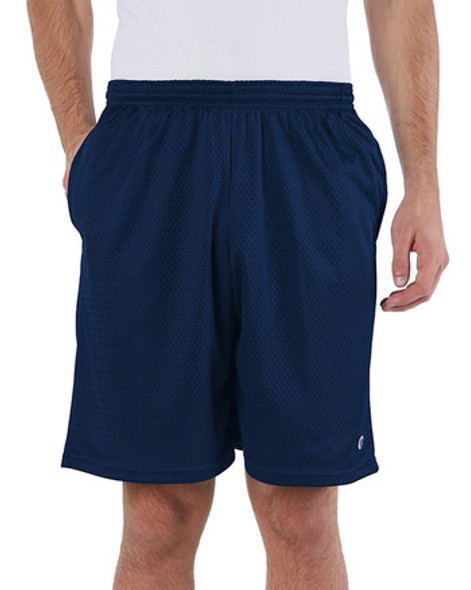 Champion 81622 Adult 3.7 oz. Mesh Short with Pockets | Navy