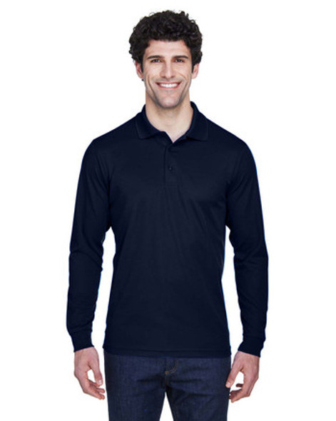 Core 365 88192T Tall Pinnacle Performance Long-Sleeve Piqué Polo | Classic Navy