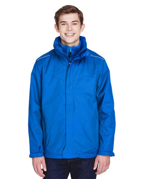 Core365 88205 Region 3-in-1 Jacket with Fleece Liner | True Royal