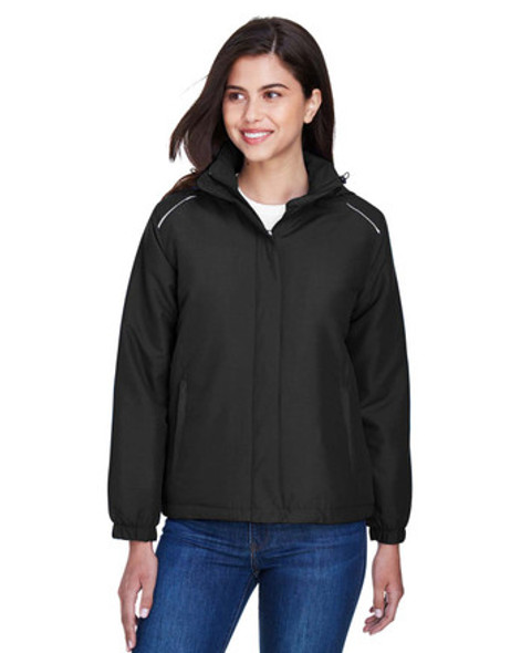 Core365 78189 Ladies' Brisk Insulated Jacket | Black