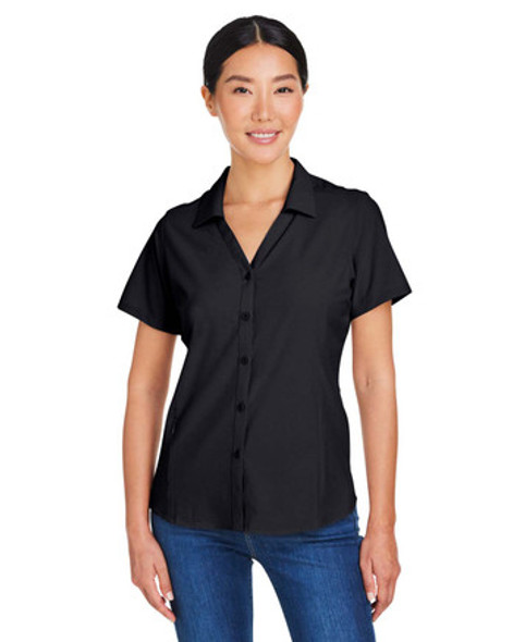 Core365 CE510W Ladies' Ultra Uvp® Marina Shirt | Black