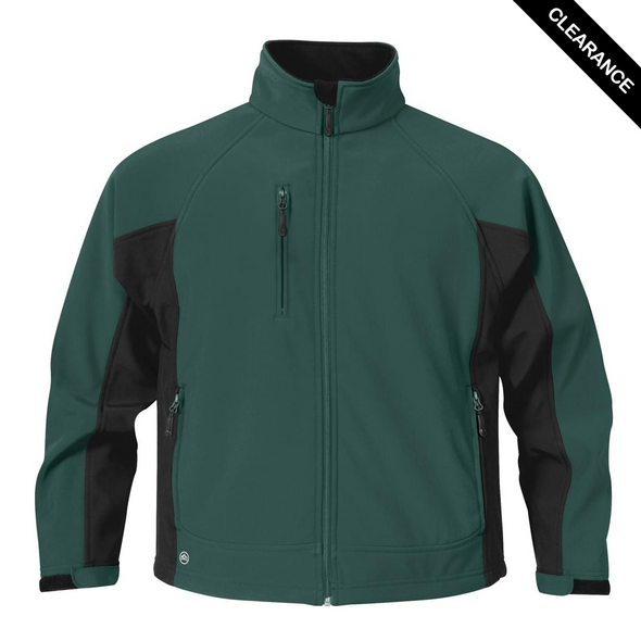 Clearance - Stormtech CXJ-1Y Youth Crew Bonded Shell - Front | Forest/ Black