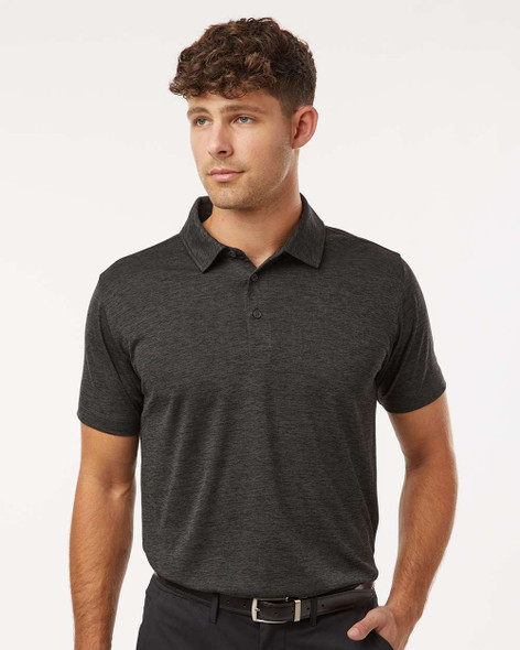 AllPro 4HM00 Performance Mélange Polo | Black Melange AllPro 4HM00 Performance Mélange Polo | Black Melange