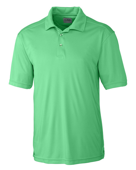 Clique Parma Tech Jersey Mens Polo | Apple Green Clique Parma Tech Jersey Mens Polo | Apple Green