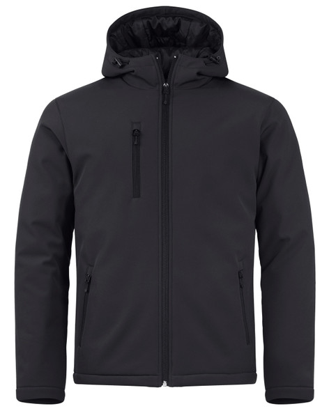 Clique Equinox Insulated Mens Softshell Jacket | Black Clique Equinox Insulated Mens Softshell Jacket | Black