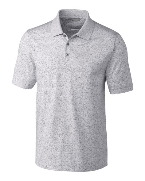 Cutter & Buck Advantage Tri-Blend Space Dye Mens Polo | Elemental Grey Cutter & Buck Advantage Tri-Blend Space Dye Mens Polo | Elemental Grey