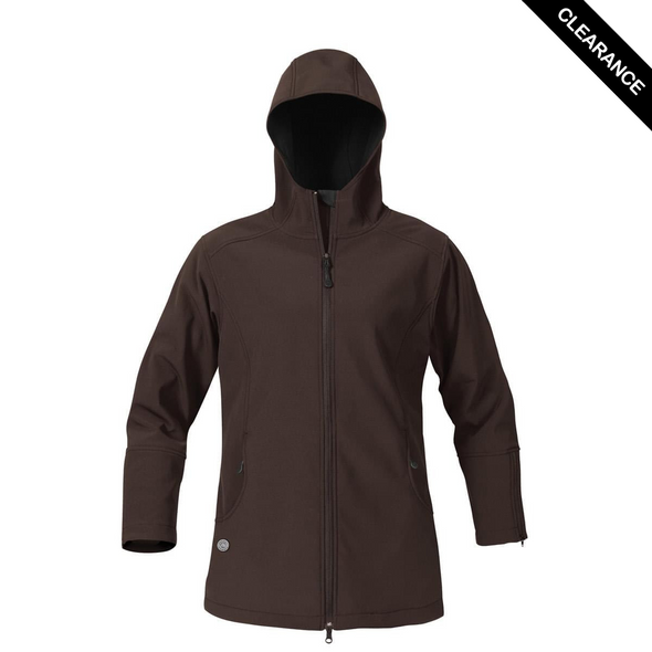 Clearance - Stormtech DX-1W Stormtech Women's Tech Bonded Softshell Jacket - Clearance | Coffee