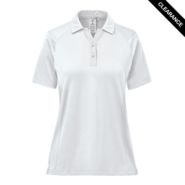 Clearance - Stormtech PSX-3W Stormtech Women's Oasis S/S Polo - Clearance | White