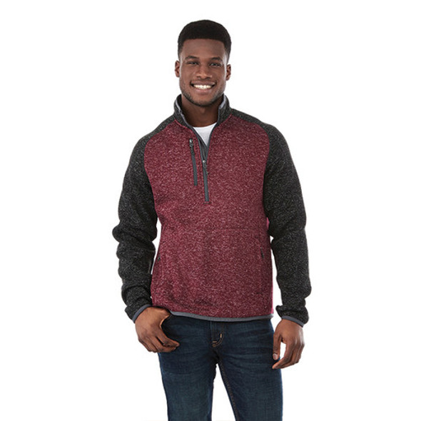 Trimark 18611 Vorlage Men's Half Zip Knit Jacket 