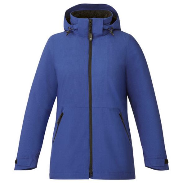 Elevate 99308 Zermatt Women's 3-in-1 Jacket | Metro Blue/ Black