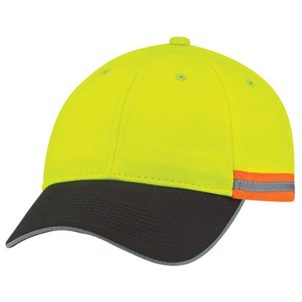 8C079M Safety Polycotton/Poly Full-Fit Cap 