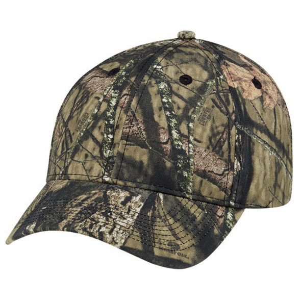 6Y630M Realtree Poly/Cotton Camo Full-Fit Cap 