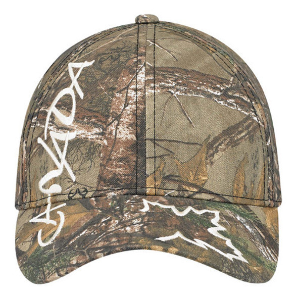 6Y633M Canadian Poly/Cotton Camo Full-Fit Cap 