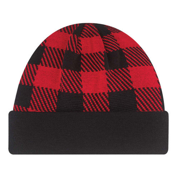 9N555M Acrylic Lumber Jack Cuff Toque 