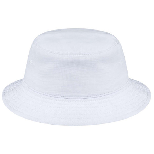0E100 Nylon Bucket Cap | White