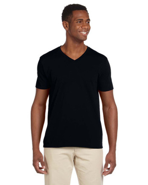 Gildan G64V Softstyle® V-Neck T-Shirt | Black