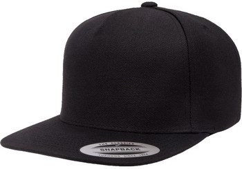 Yupoong 5089M 5-Panel Structured Flat Visor Classic Snapback Cap