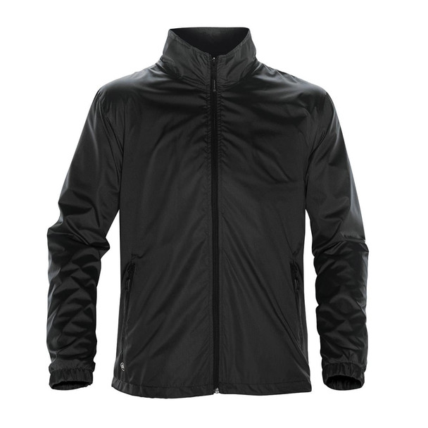 Stormtech GSX-1Y Youth Axis Shell - Front | Black/ Black