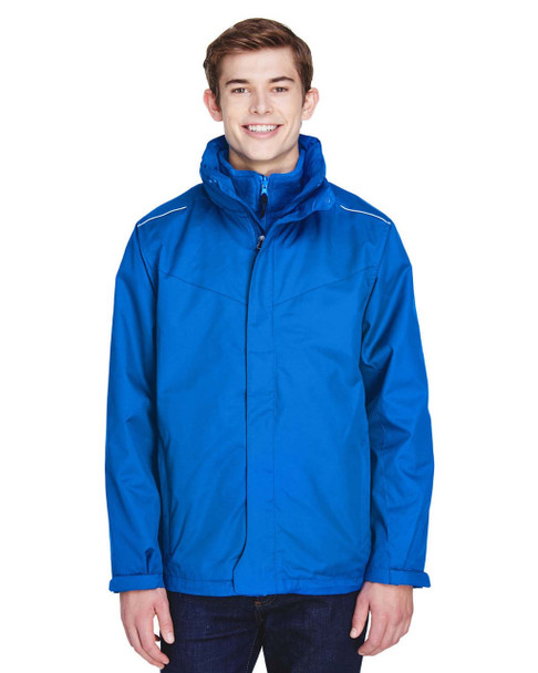 Core365 88205 Region 3-in-1 Jacket with Fleece Liner | True Royal