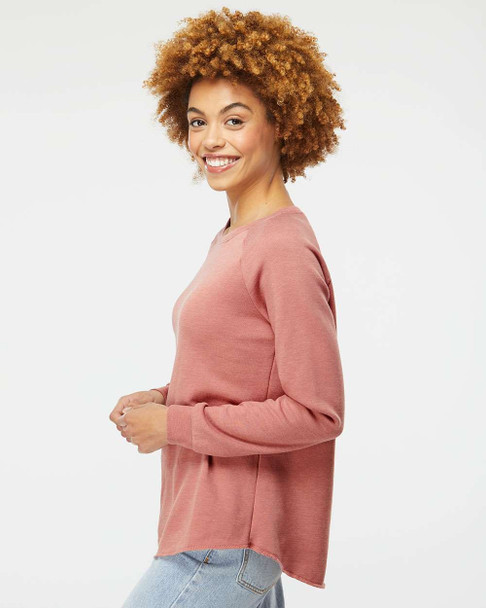 Independent Trading Co. PRM2000 Women's California Wave Wash Crewneck Sweatshirt | Dusty Rose Independent Trading Co. PRM2000 Women's California Wave Wash Crewneck Sweatshirt | Dusty Rose