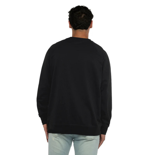 Next Level 9000 Unisex French Terry Raglan Crewneck Shirt | Black