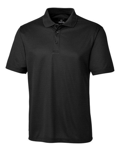 Clique Ice Pique Mens Short Sleeve Tech Polo | Black Clique Ice Pique Mens Short Sleeve Tech Polo | Black