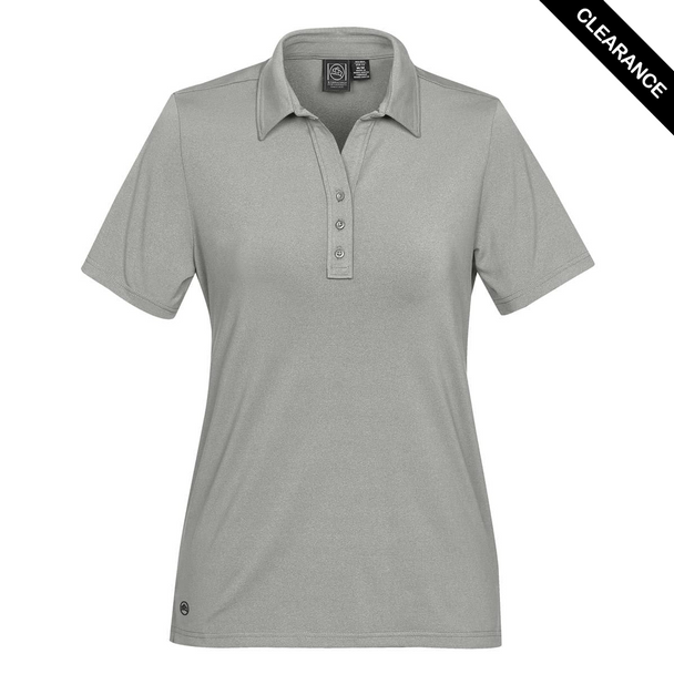 Clearance - Stormtech IPZ-5W Stormtech Women's Solstice Performance Polo - Clearance | Cool Silver