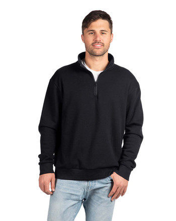 Next Level 9643 Unisex Fleece Quarter-Zip Sweater | Sportswear.ca