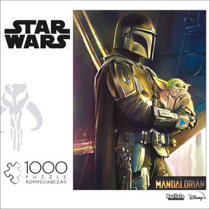 Star Wars™ The Mandalorian “Wherever I Go, He Goes” 1000 Piece Jigsaw Puzzle Front