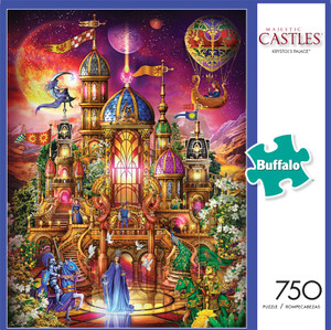 Majestic Castles Krystol’s Palace 750 Piece Jigsaw Puzzle Front