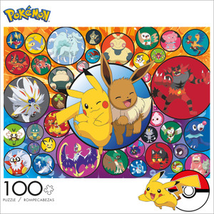 Pokémon Alola Region 100 Piece Jigsaw Puzzle Front
