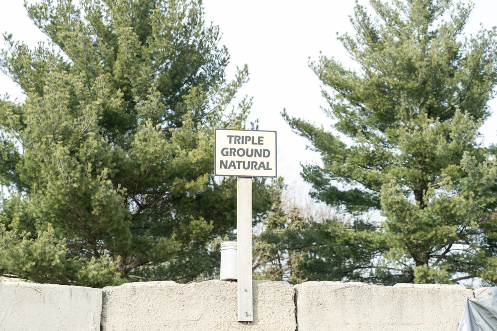 Tripled Ground Natural - Sign