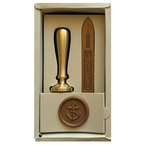 Anchor Brass Wax Stamp