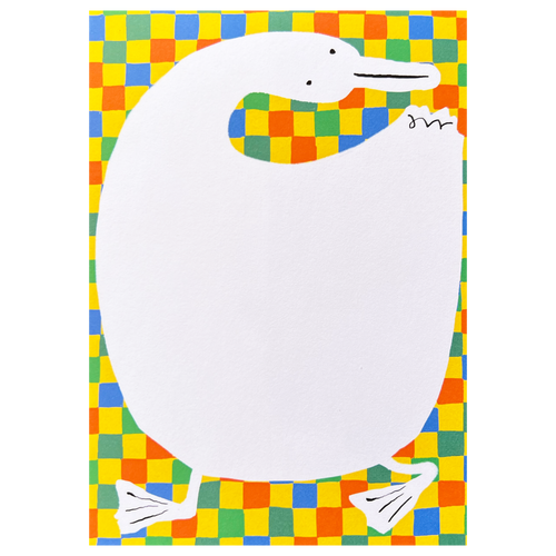 Duck Quilt Notepad