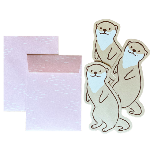 Letter Set Die-Cut Otter