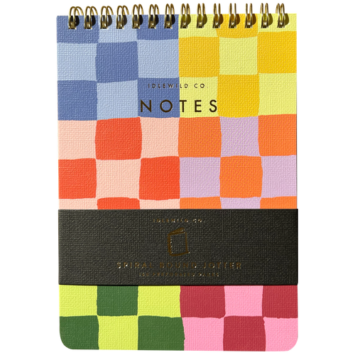 Rainbow Checks Jotter