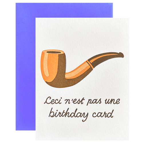 Magritte Pipe Birthday 